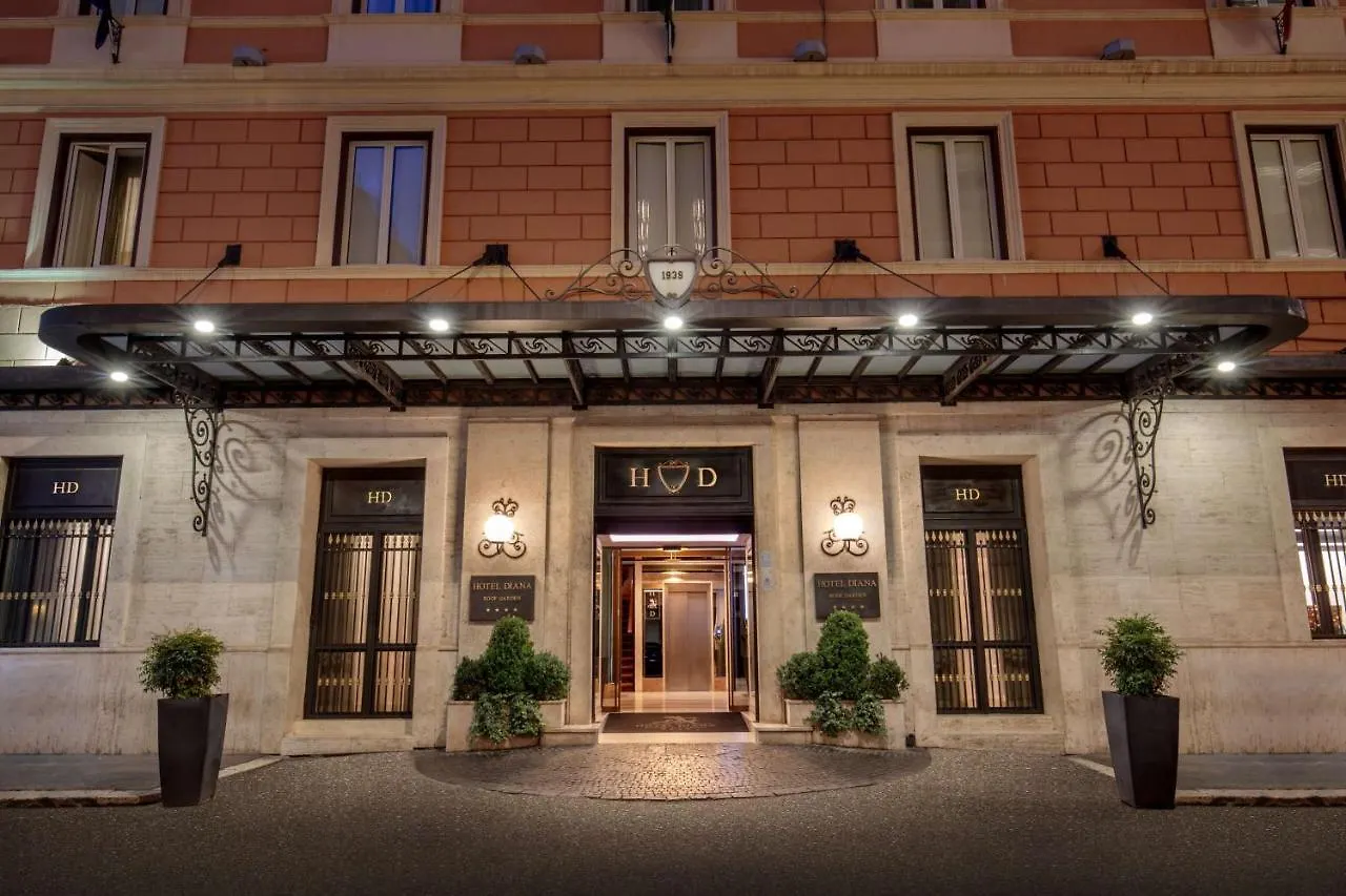 Hotel Diana Roof Garden Rome Italy
