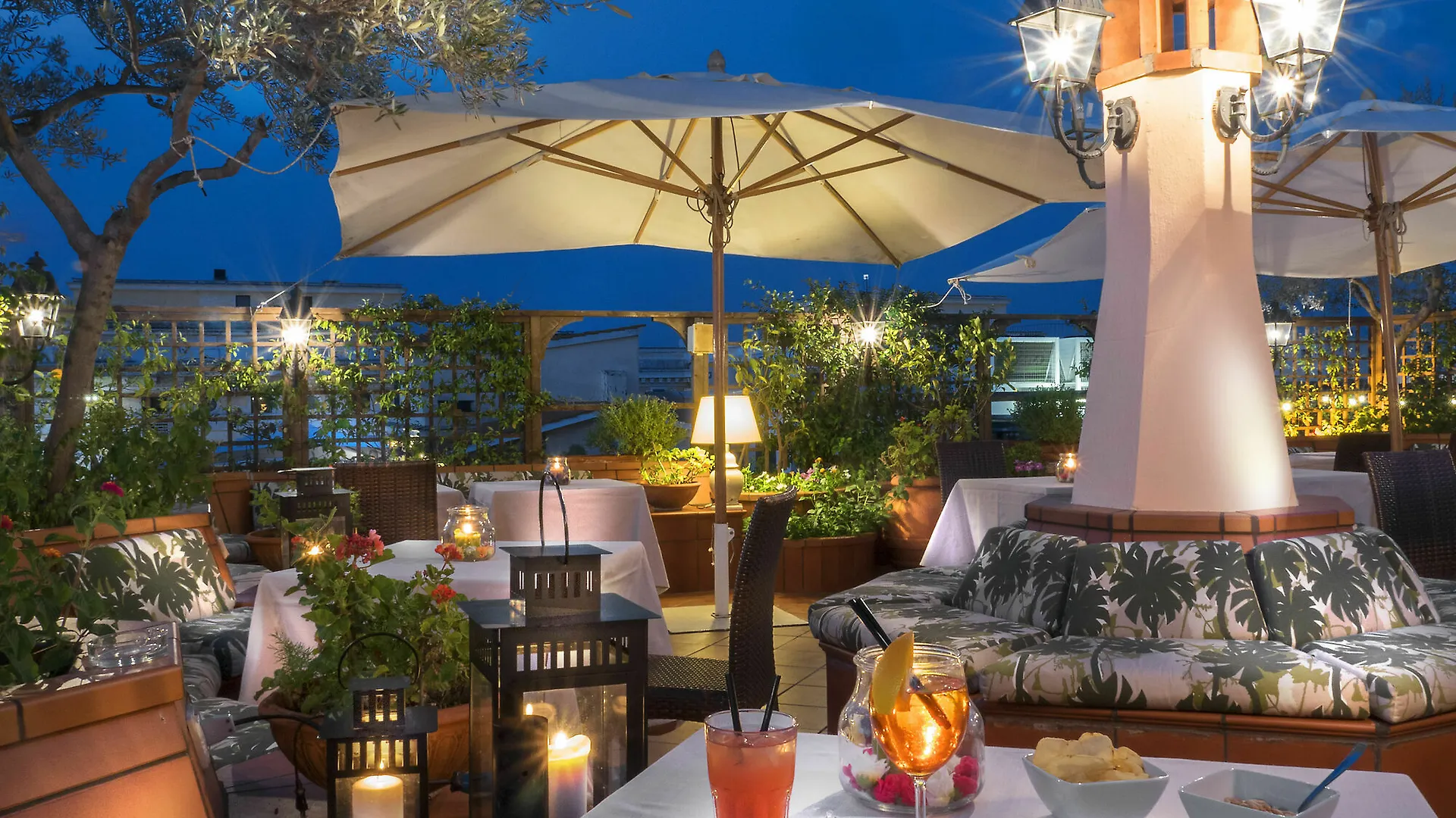 Hotel Diana Roof Garden Rome